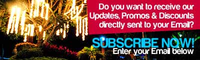 Enter your Email to receive our Latest Update, Promos and Discounts!